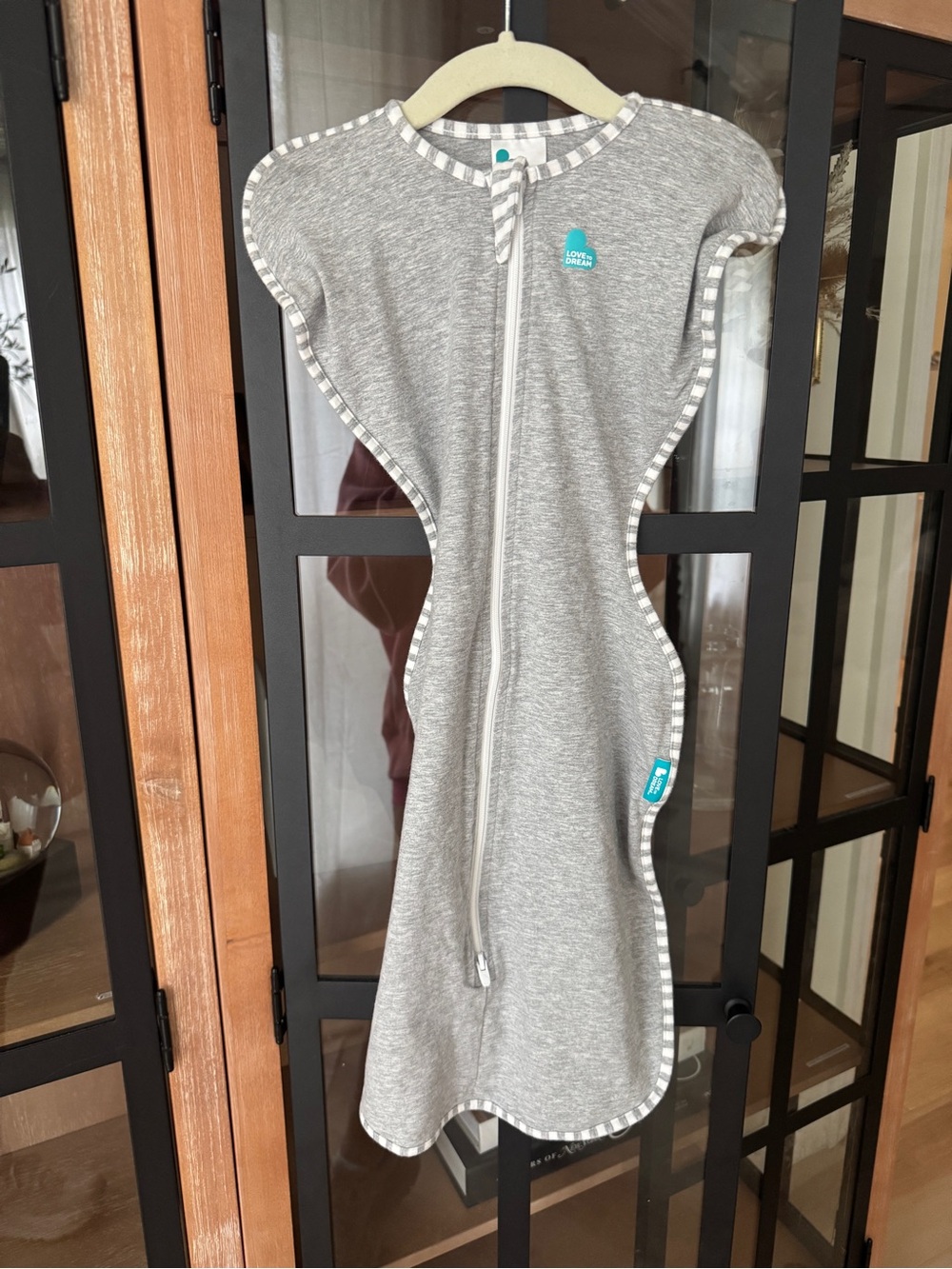 Love to dream arms up swaddle zip up zipper baby girl boy sack neutral